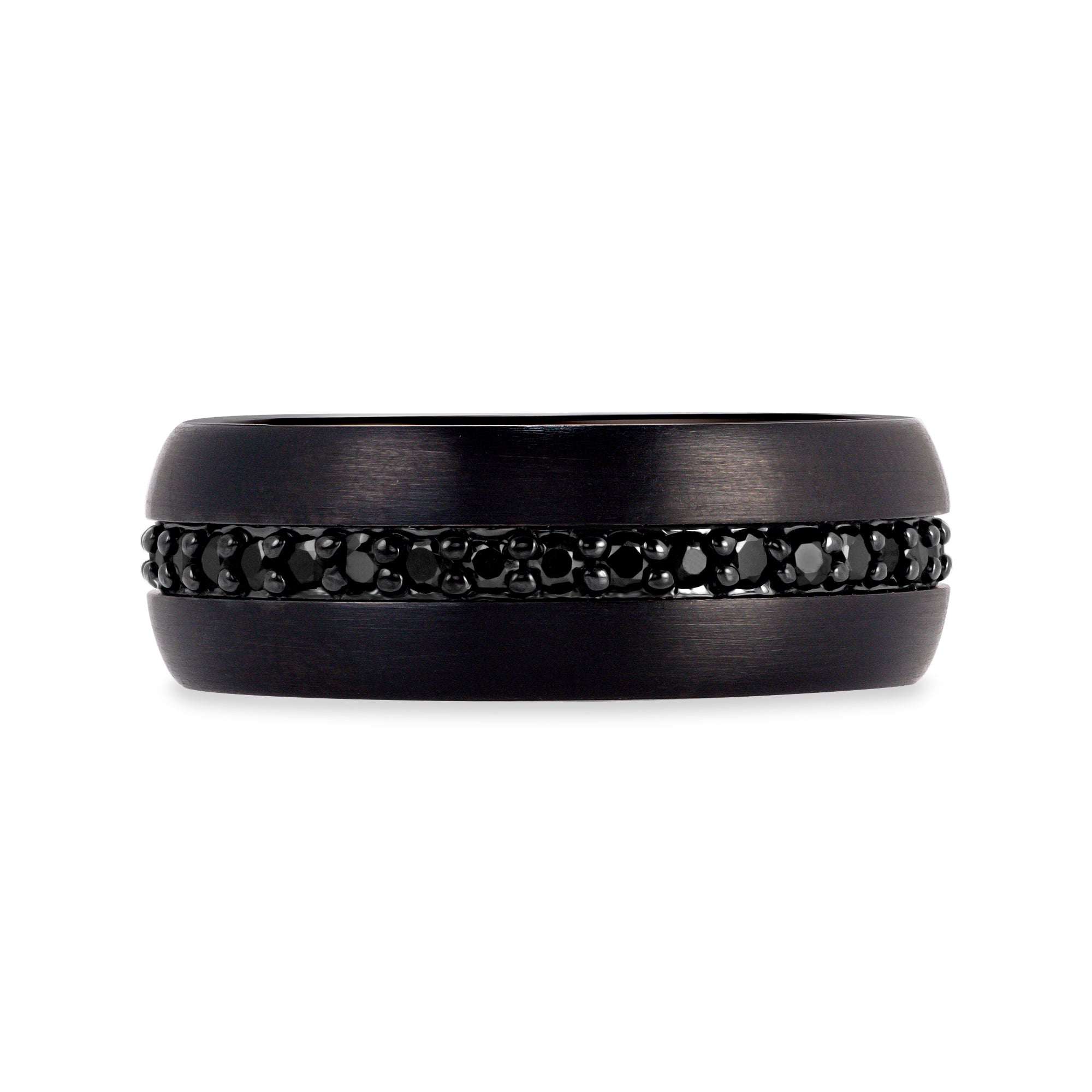 Fifth Alloy Midnight Crown Black Tungsten Band - image 1