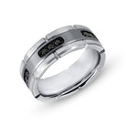 Fifth Alloy Carbon Crest Tungsten Band - image 2
