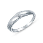 Rivelle Band in white gold, angled view