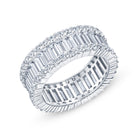 Prisma Band in white gold, angled view