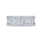 Prisma Band in white gold, alternate angle