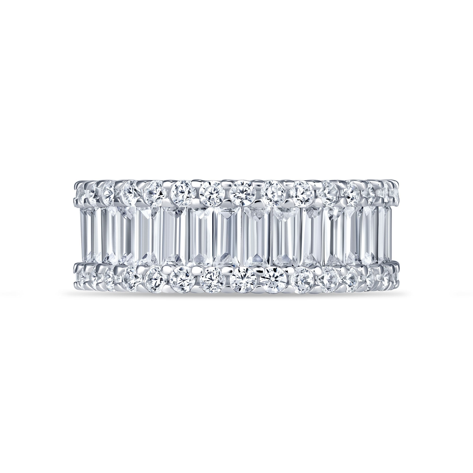 Prisma Band in white gold, alternate angle