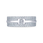 Regalia Band in white gold, alternate angle