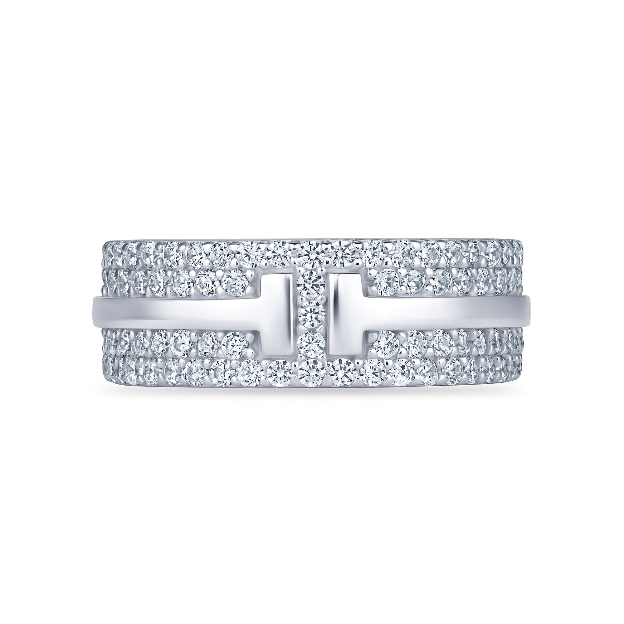 Regalia Band in white gold, alternate angle