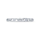 Mosaic Band in white gold, alternate angle