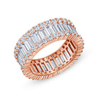 Prisma Band in rose gold, angled view
