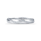 Rivelle Band in white gold, alternate angle