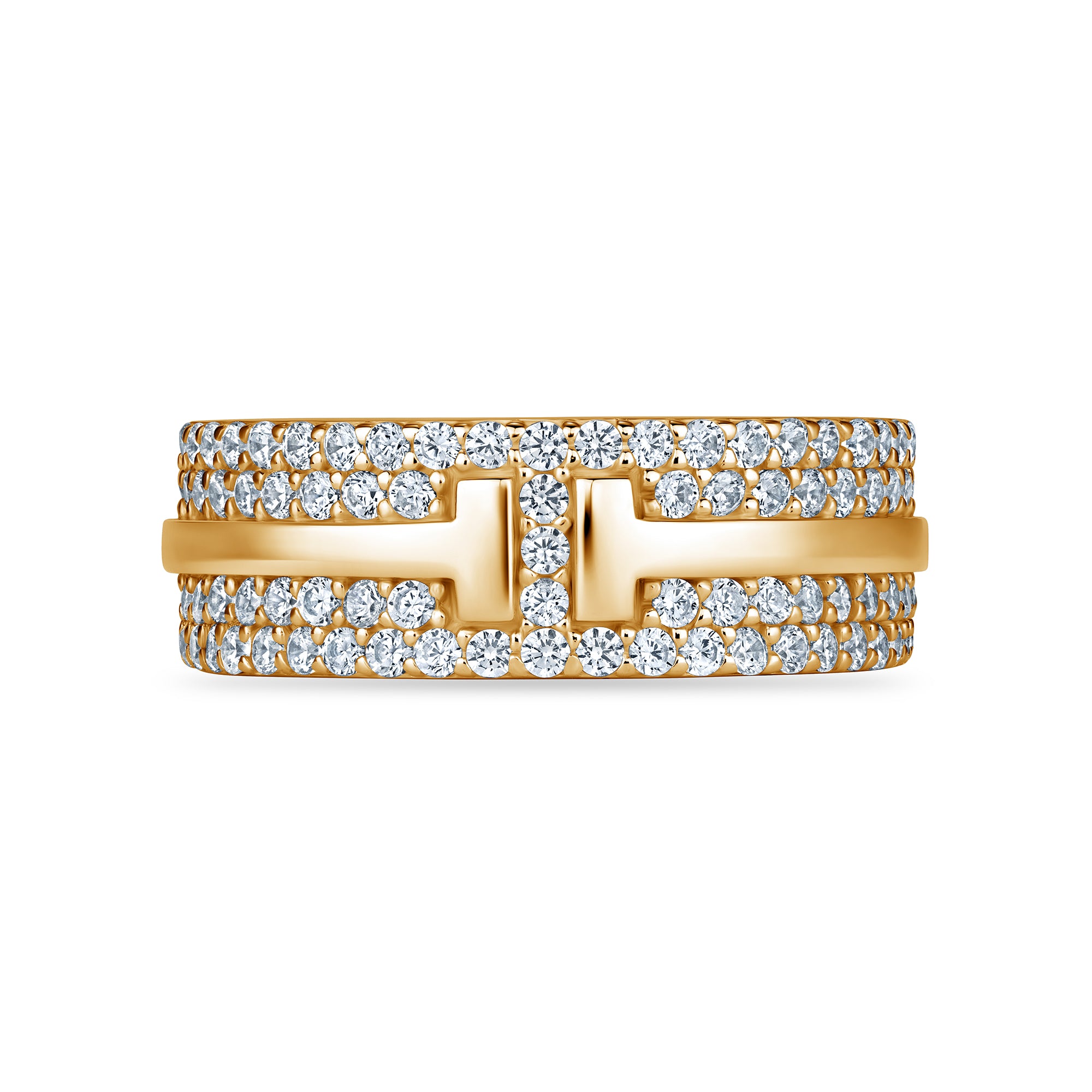 Regalia Band in yellow gold, alternate angle